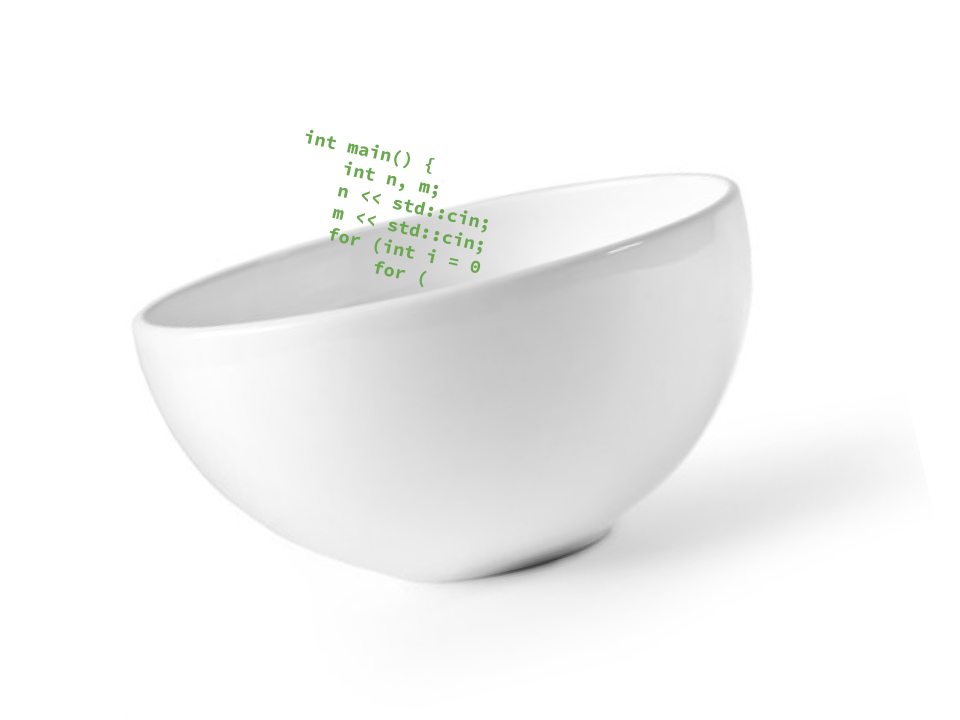 it's a coding bowl please pretend it's funny