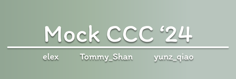 Mock CCC Banner